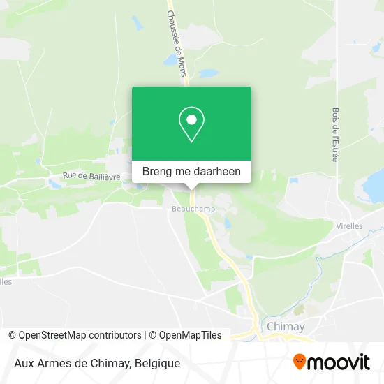 Aux Armes de Chimay kaart