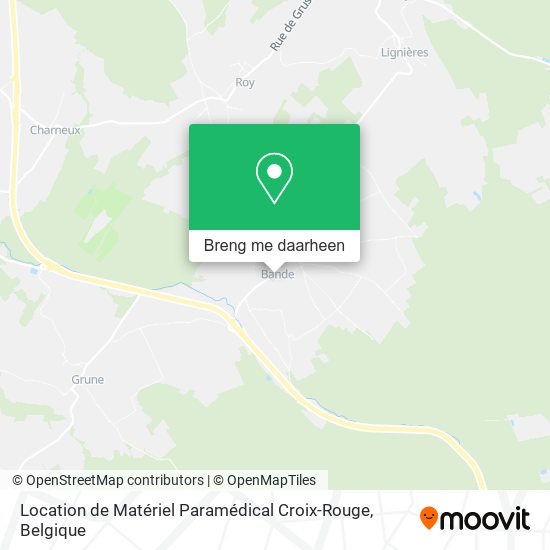 Location de Matériel Paramédical Croix-Rouge kaart