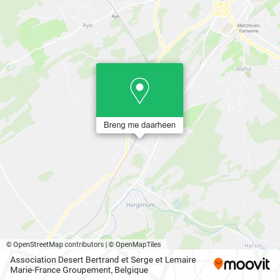 Association Desert Bertrand et Serge et Lemaire Marie-France Groupement kaart