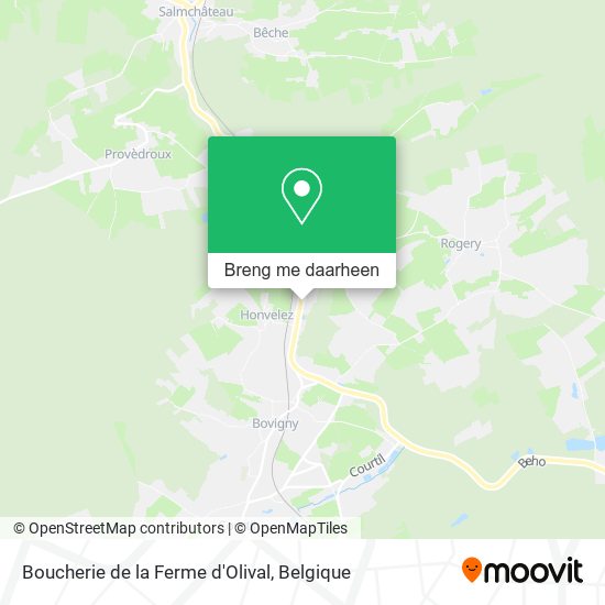 Boucherie de la Ferme d'Olival kaart