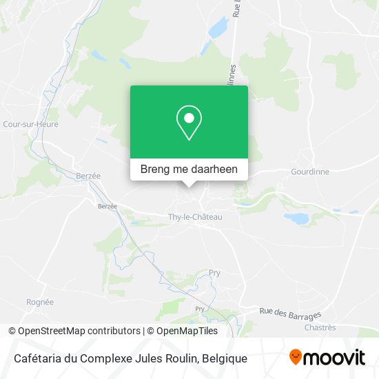 Cafétaria du Complexe Jules Roulin kaart
