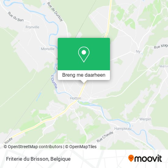 Friterie du Brisson kaart