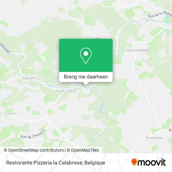 Restorante Pizzeria la Calabrese kaart