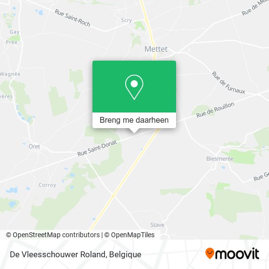 De Vleesschouwer Roland kaart