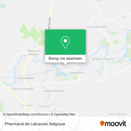 Pharmacie de Labuissie kaart