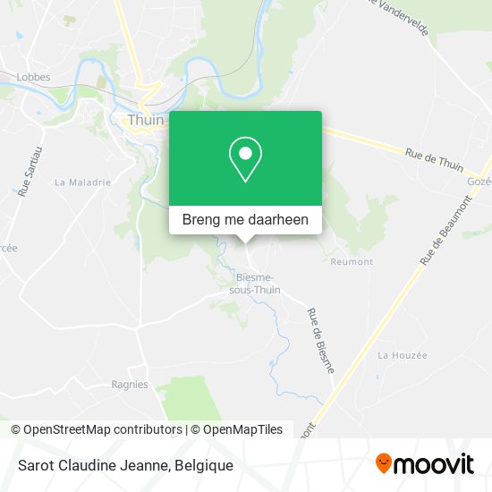 Sarot Claudine Jeanne kaart