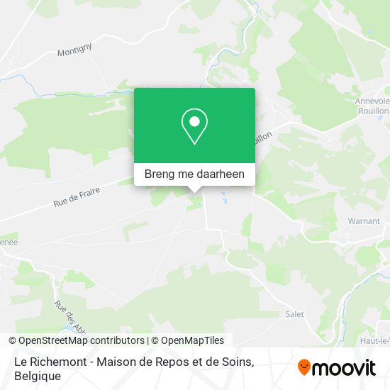 Le Richemont - Maison de Repos et de Soins kaart