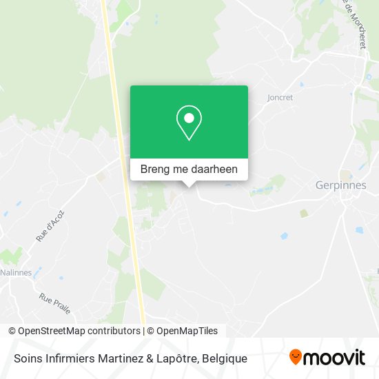 Soins Infirmiers Martinez & Lapôtre kaart