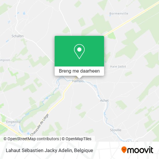 Lahaut Sébastien Jacky Adelin kaart
