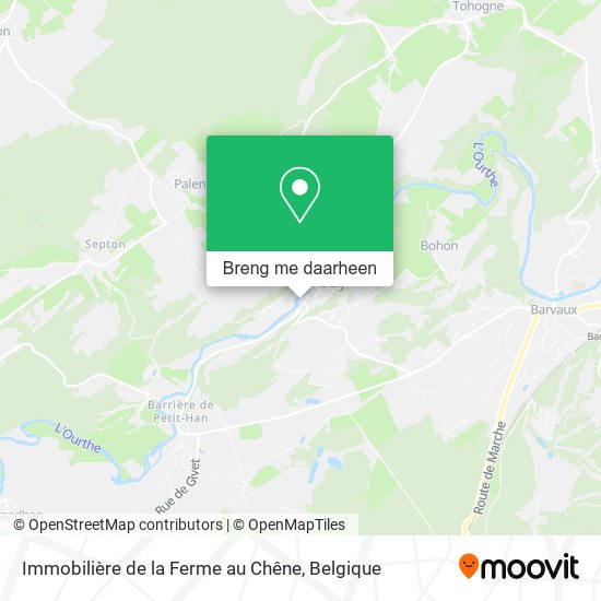Immobilière de la Ferme au Chêne kaart