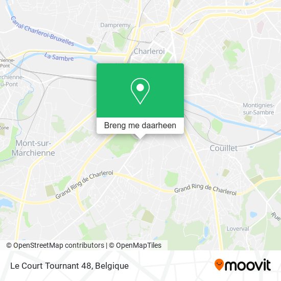 Le Court Tournant 48 kaart
