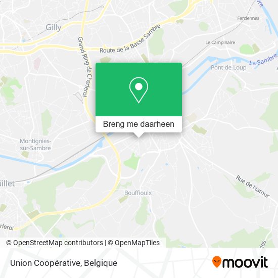 Union Coopérative kaart