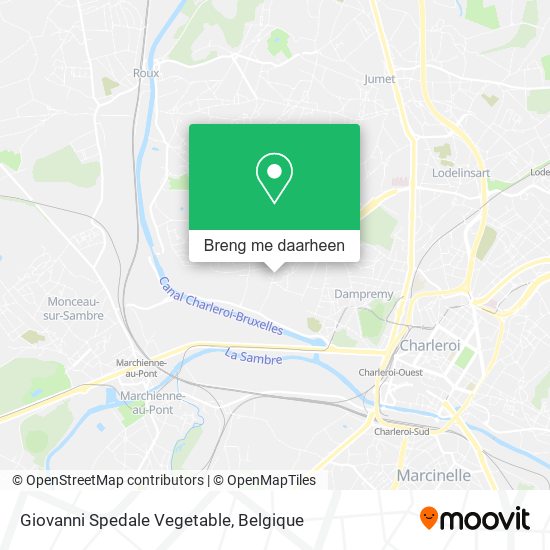 Giovanni Spedale Vegetable kaart
