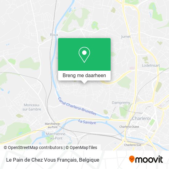 Le Pain de Chez Vous Français kaart