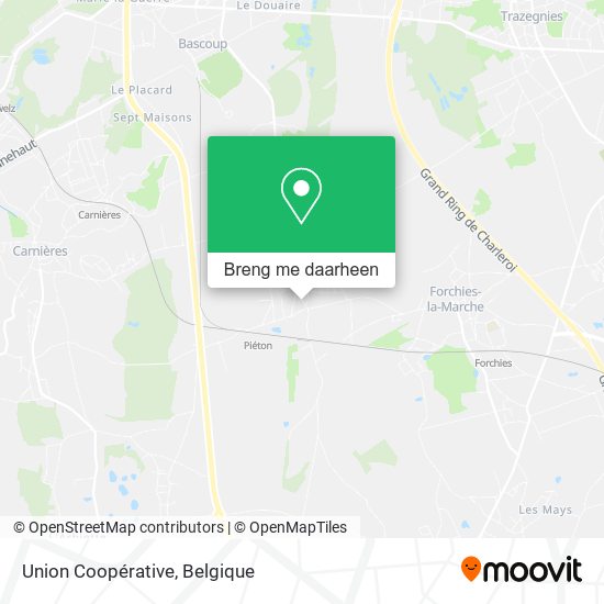 Union Coopérative kaart