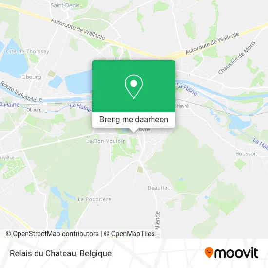 Relais du Chateau kaart