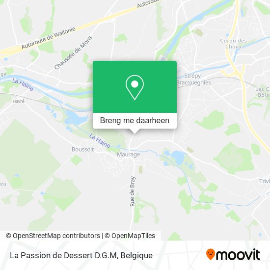La Passion de Dessert D.G.M kaart