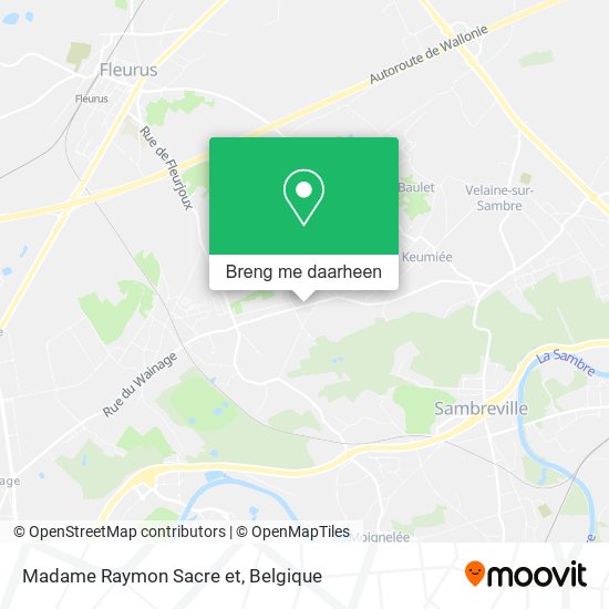 Madame Raymon Sacre et kaart