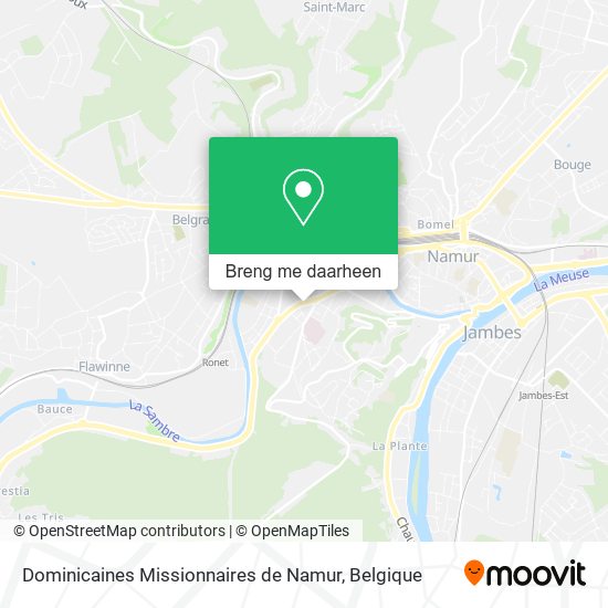Dominicaines Missionnaires de Namur kaart