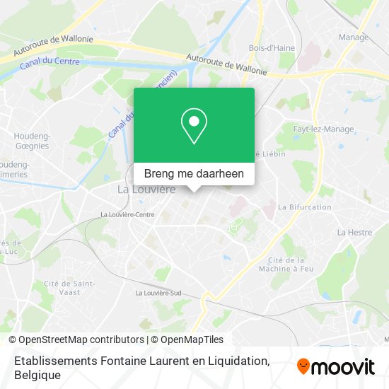 Etablissements Fontaine Laurent en Liquidation kaart