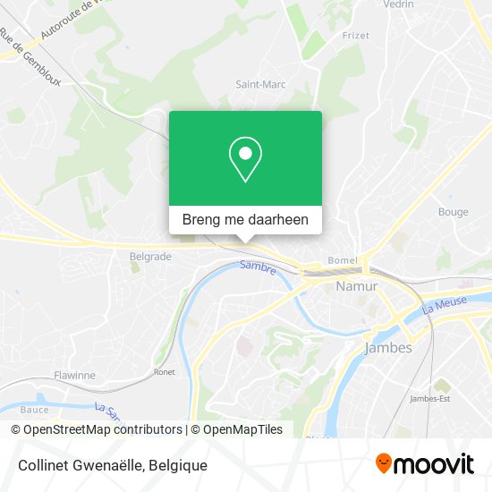 Collinet Gwenaëlle kaart