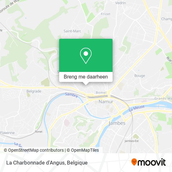 La Charbonnade d'Angus kaart
