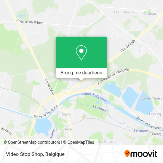 Video Stop Shop kaart