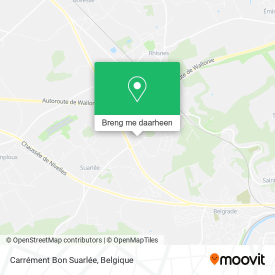 Carrément Bon Suarlée kaart
