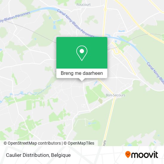 Caulier Distribution kaart