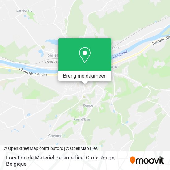 Location de Matériel Paramédical Croix-Rouge kaart