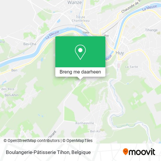 Boulangerie-Pâtisserie Tihon kaart