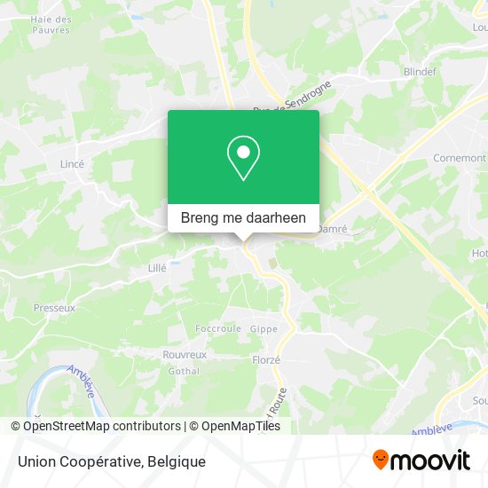 Union Coopérative kaart