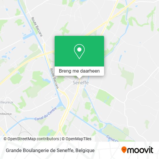 Grande Boulangerie de Seneffe kaart
