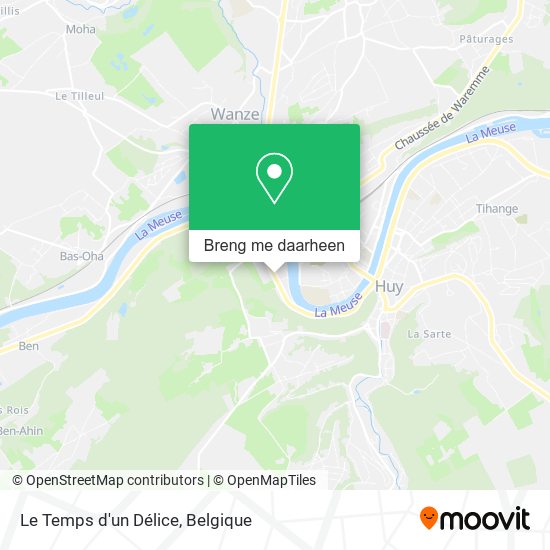 Le Temps d'un Délice kaart