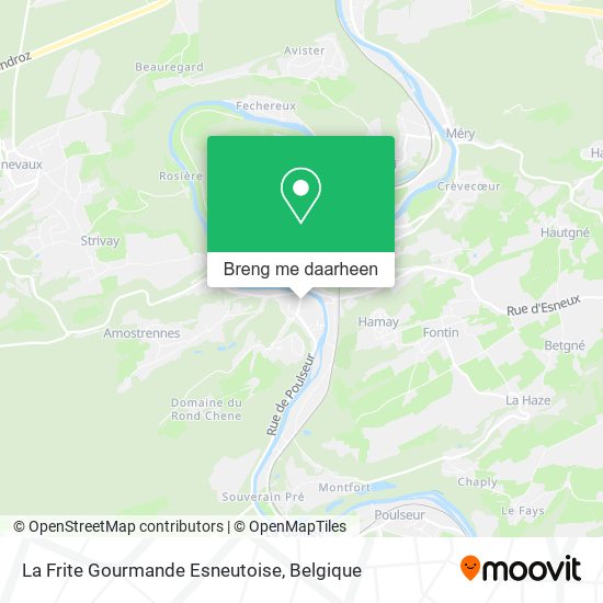 La Frite Gourmande Esneutoise kaart