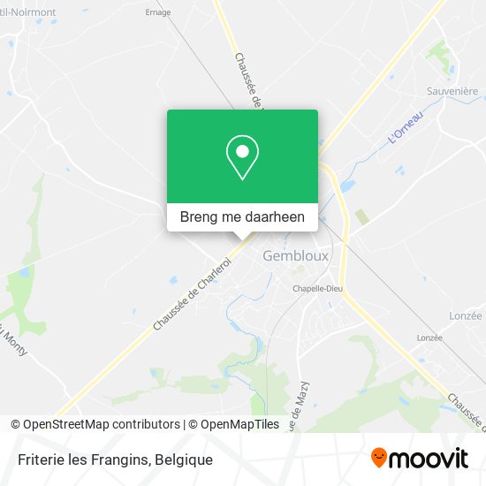 Friterie les Frangins kaart