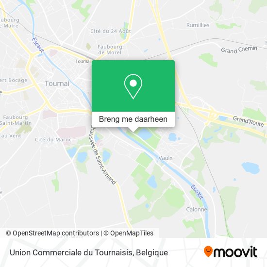 Union Commerciale du Tournaisis kaart