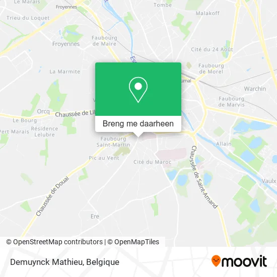 Demuynck Mathieu kaart