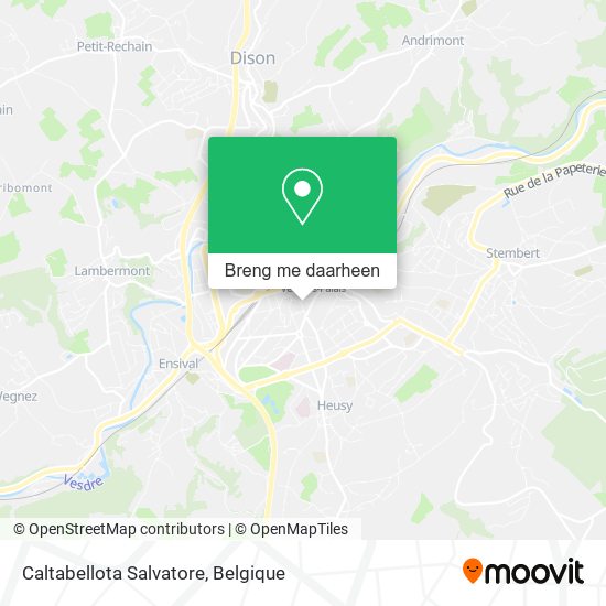 Caltabellota Salvatore kaart