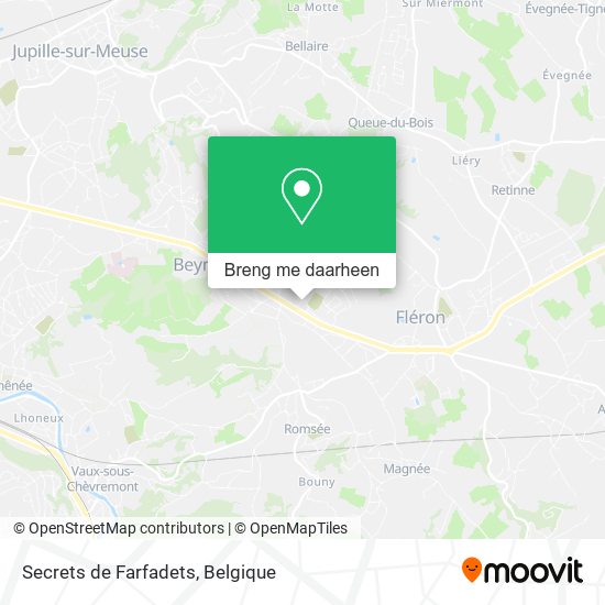 Secrets de Farfadets kaart
