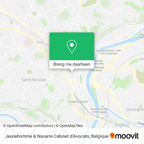 Jeunehomme & Navarre Cabinet d'Avocats kaart