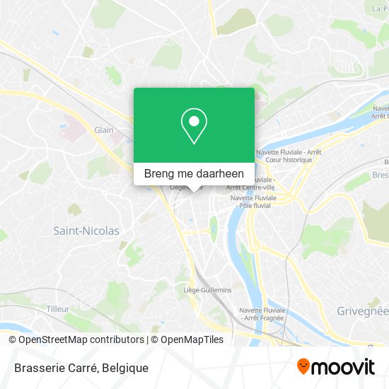 Brasserie Carré kaart