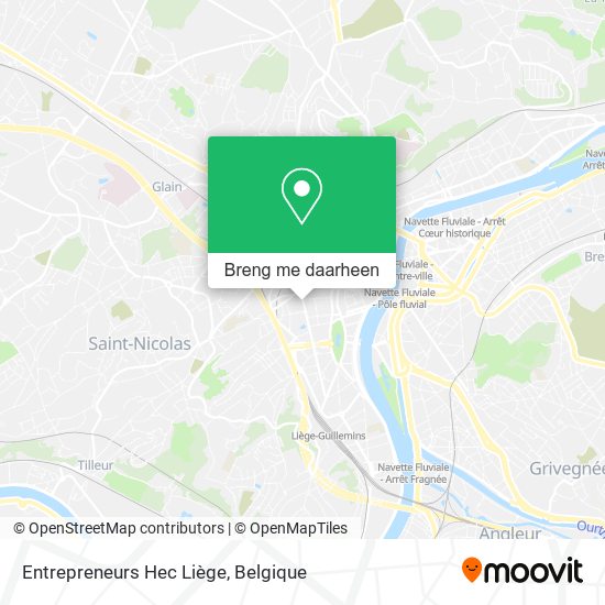 Entrepreneurs Hec Liège kaart