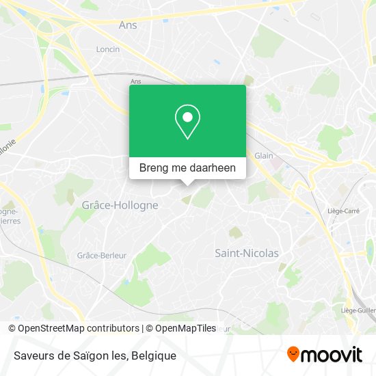 Saveurs de Saïgon les kaart