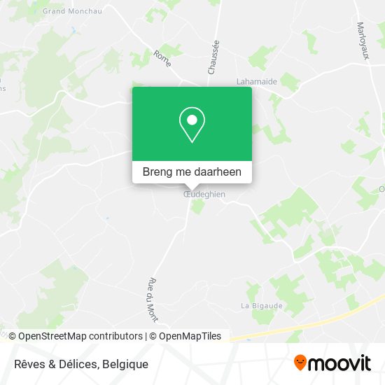 Rêves & Délices kaart