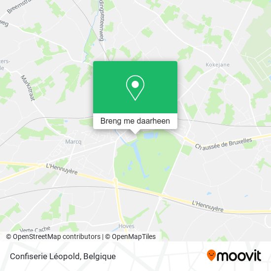 Confiserie Léopold kaart