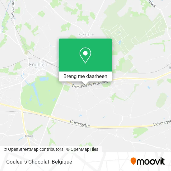 Couleurs Chocolat kaart