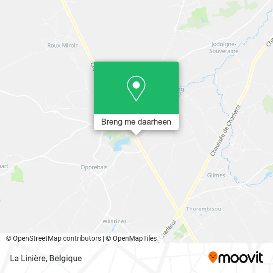 La Linière kaart