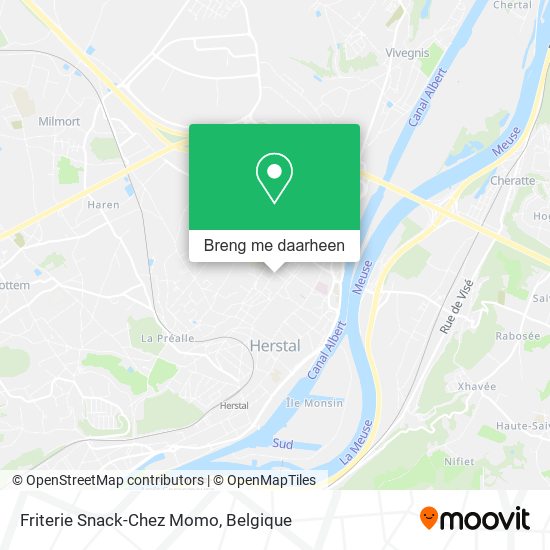 Friterie Snack-Chez Momo kaart