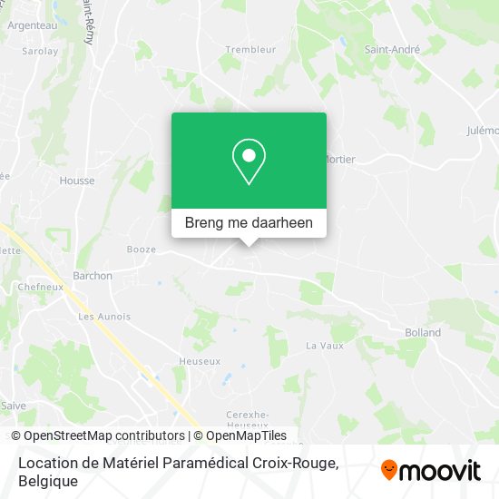 Location de Matériel Paramédical Croix-Rouge kaart